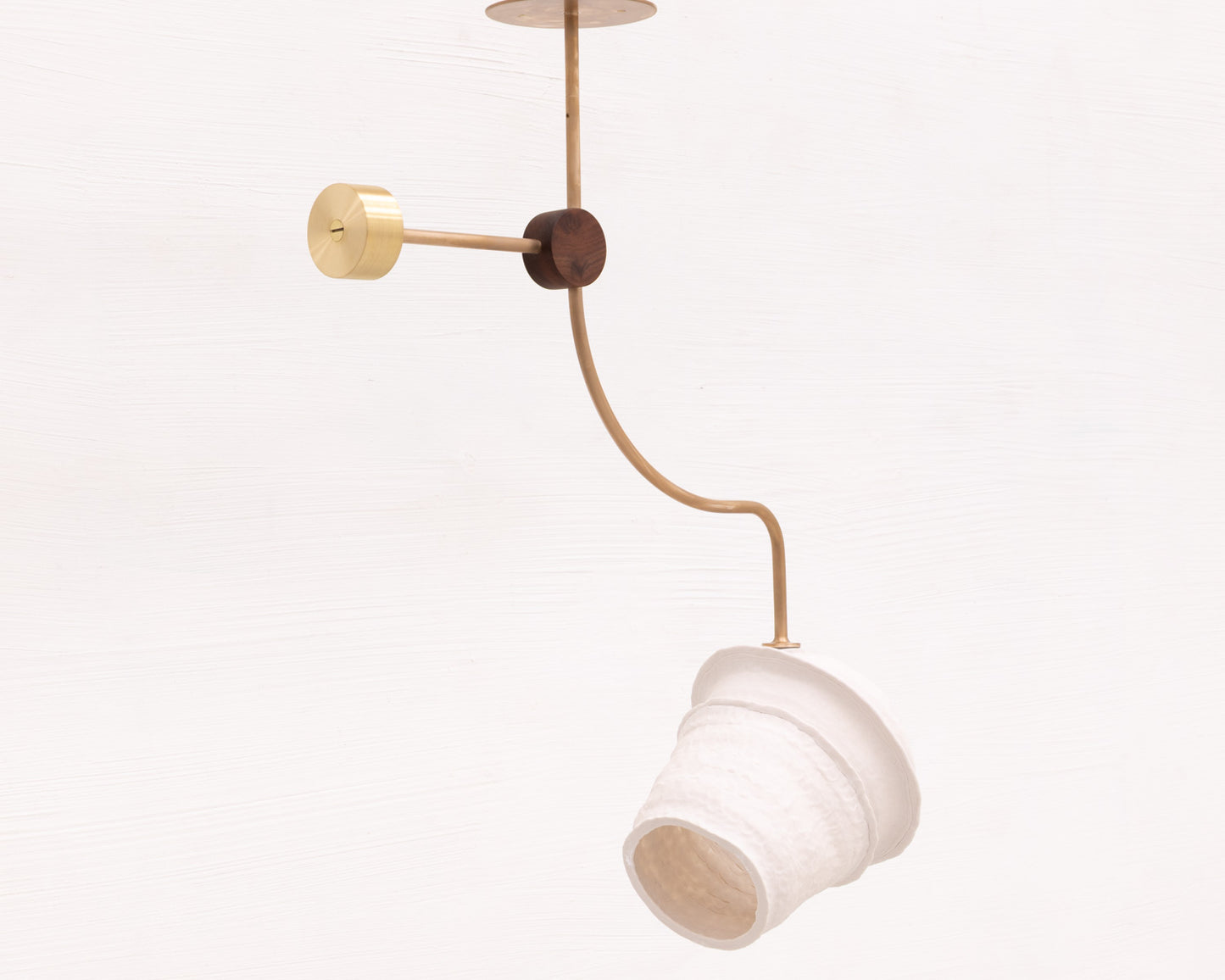 BLOUD CHANDELIER - WHITE PORCELAIN SHADE