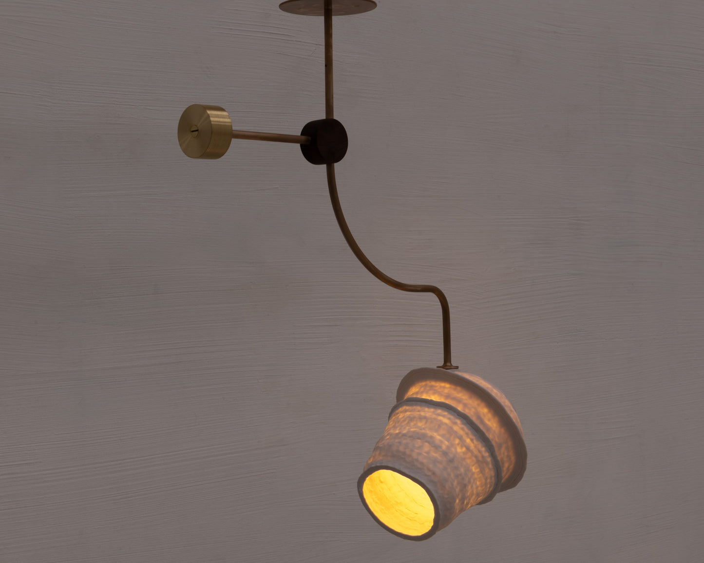 BLOUD CHANDELIER - WHITE PORCELAIN SHADE