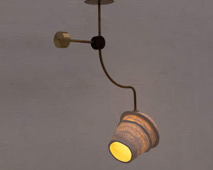 BLOUD CHANDELIER - WHITE PORCELAIN SHADE