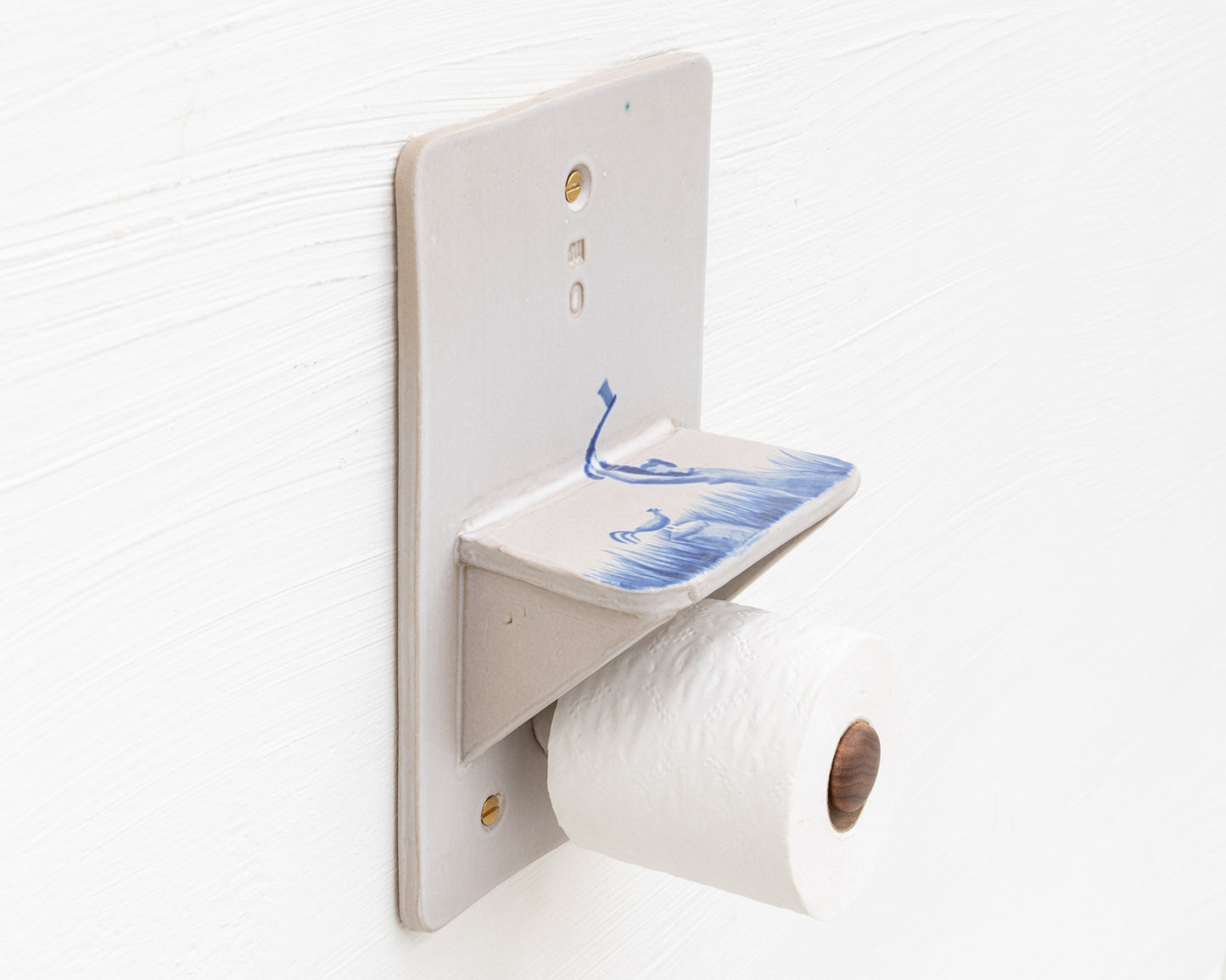 CERAMIC TOILET PAPER HOLDER