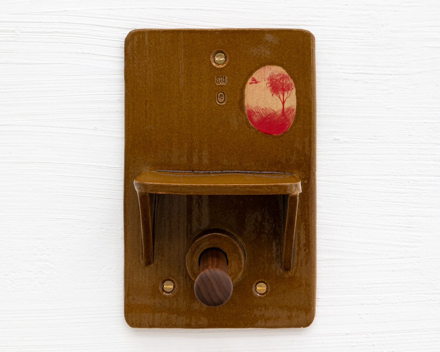 CERAMIC TOILET PAPER HOLDER