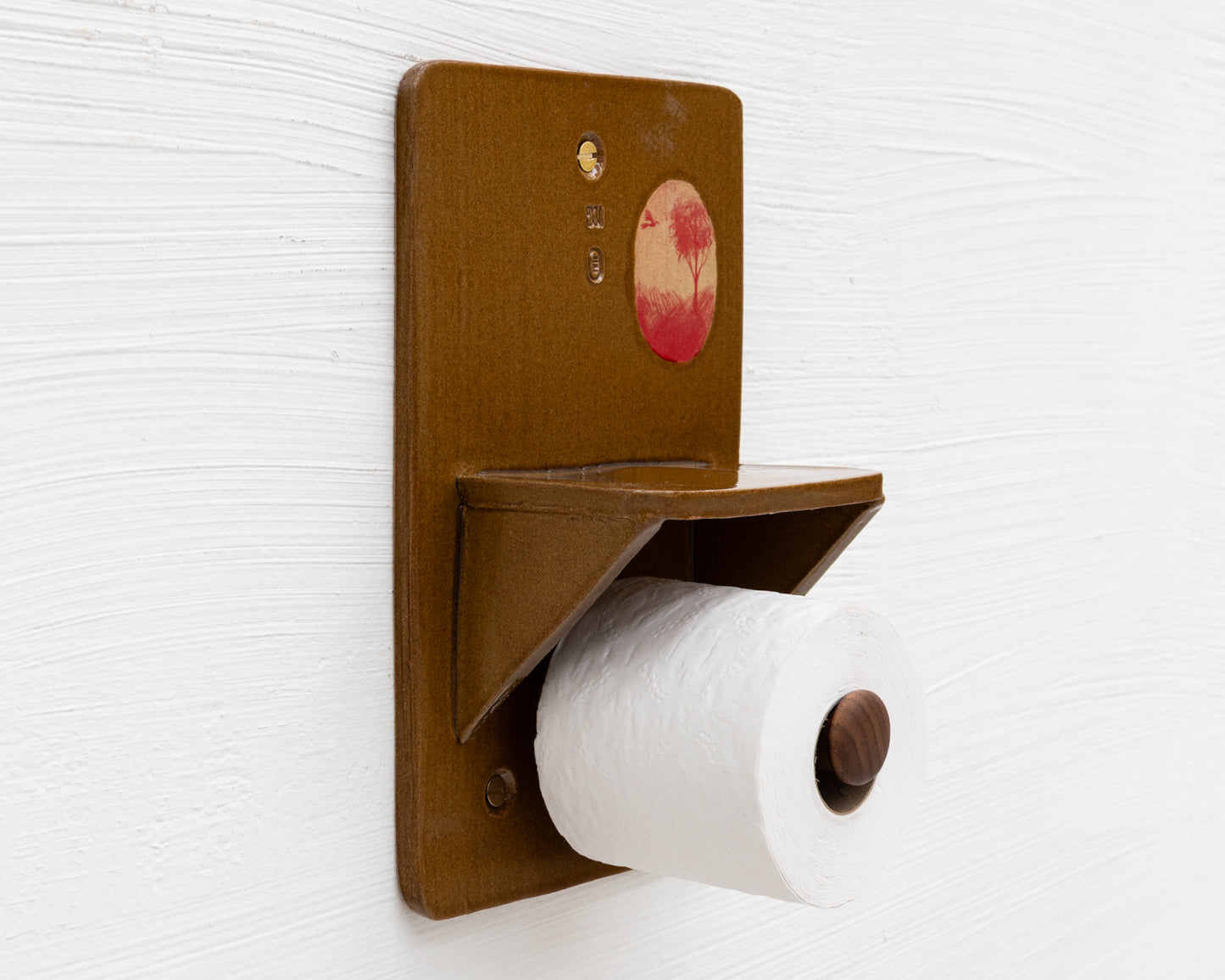 CERAMIC TOILET PAPER HOLDER