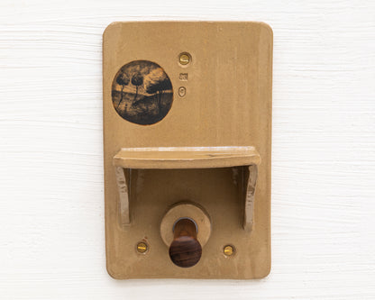 CERAMIC TOILET PAPER HOLDER