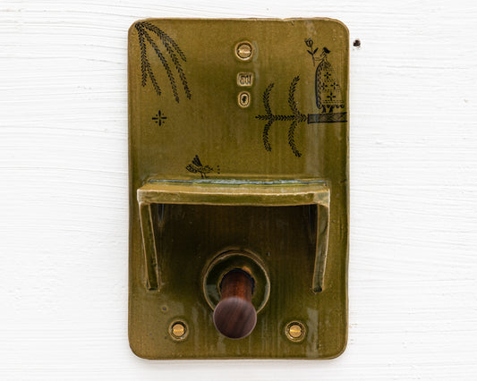 CERAMIC TOILET PAPER HOLDER