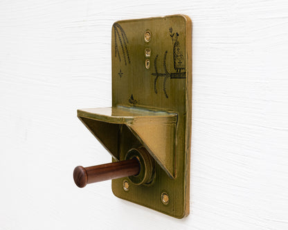 CERAMIC TOILET PAPER HOLDER