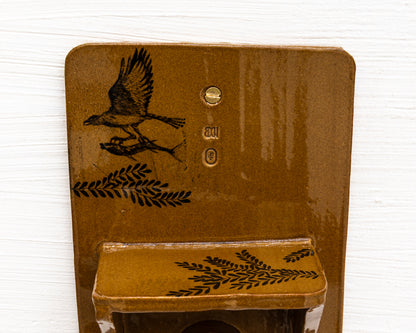 CERAMIC TOILET PAPER HOLDER