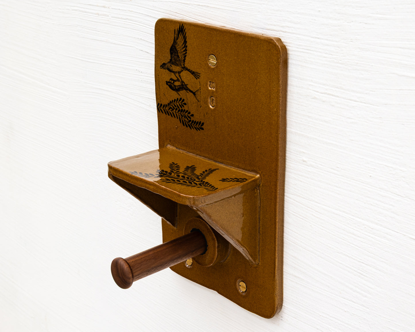 CERAMIC TOILET PAPER HOLDER