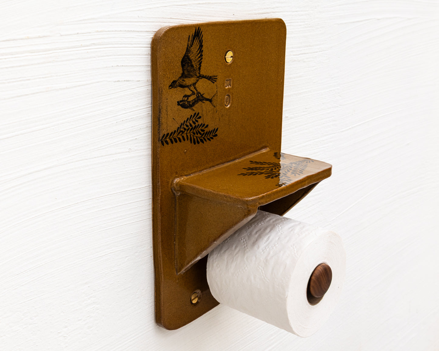 CERAMIC TOILET PAPER HOLDER