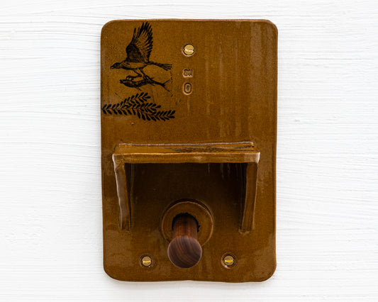 CERAMIC TOILET PAPER HOLDER