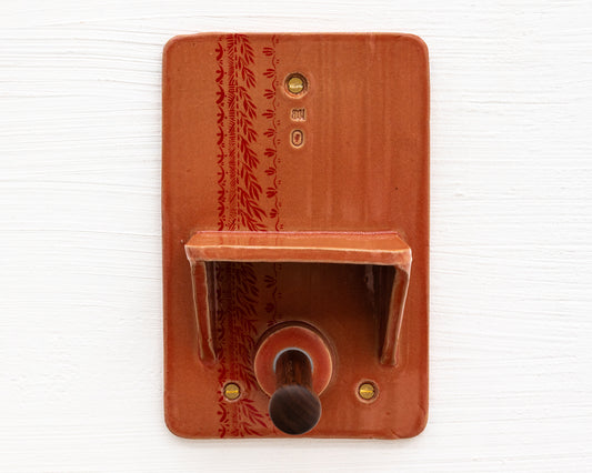 CERAMIC TOILET PAPER HOLDER
