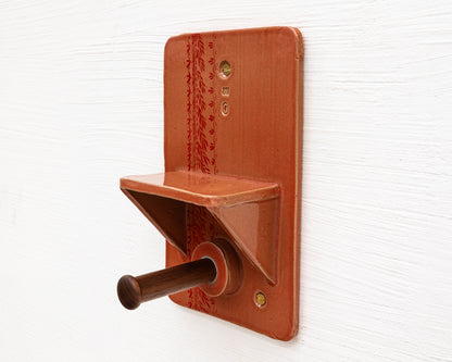 CERAMIC TOILET PAPER HOLDER