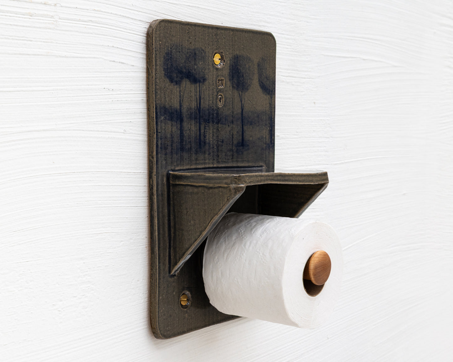 CERAMIC TOILET PAPER HOLDER