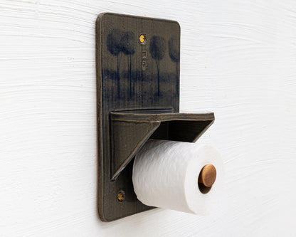 CERAMIC TOILET PAPER HOLDER