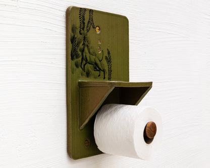 CERAMIC TOILET PAPER HOLDER