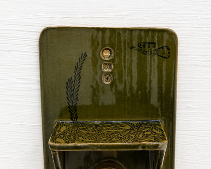 CERAMIC TOILET PAPER HOLDER