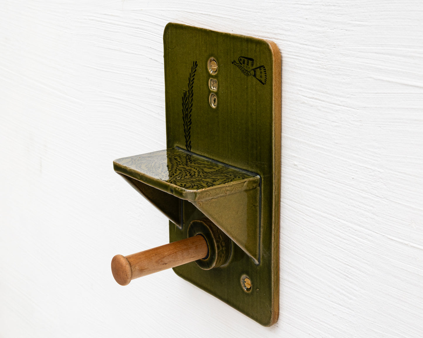 CERAMIC TOILET PAPER HOLDER