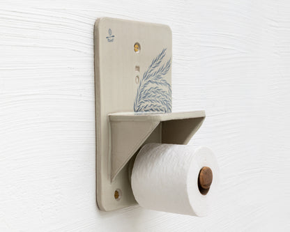 CERAMIC TOILET PAPER HOLDER