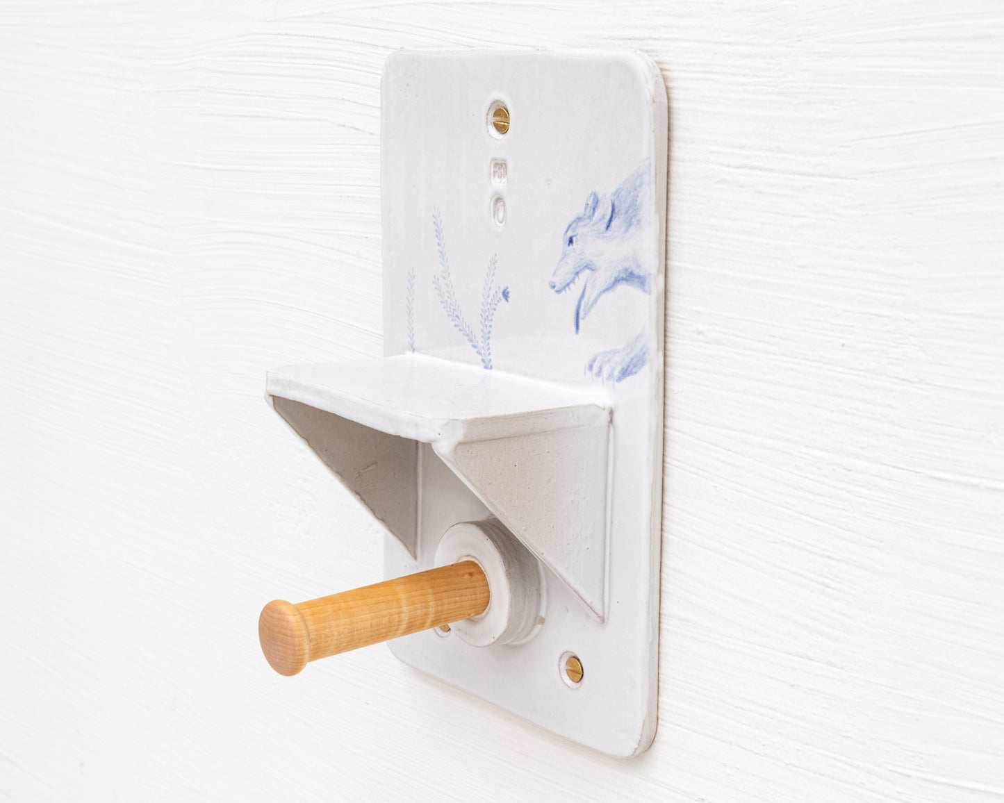 CERAMIC TOILET PAPER HOLDER