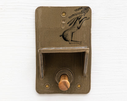 CERAMIC TOILET PAPER HOLDER