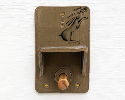 CERAMIC TOILET PAPER HOLDER
