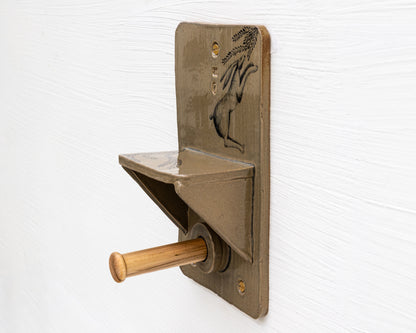 CERAMIC TOILET PAPER HOLDER