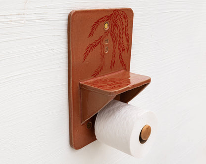 CERAMIC TOILET PAPER HOLDER
