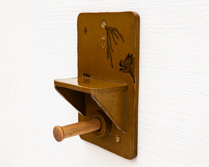 CERAMIC TOILET PAPER HOLDER