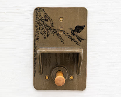 CERAMIC TOILET PAPER HOLDER