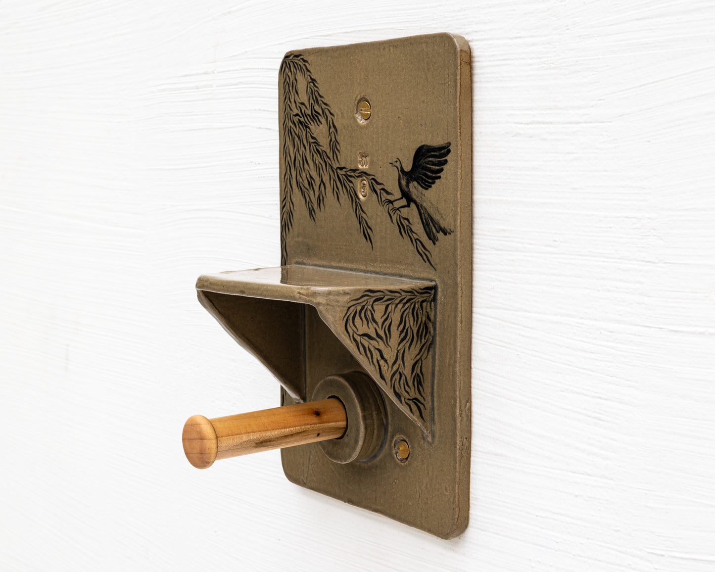 CERAMIC TOILET PAPER HOLDER