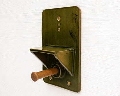 CERAMIC TOILET PAPER HOLDER