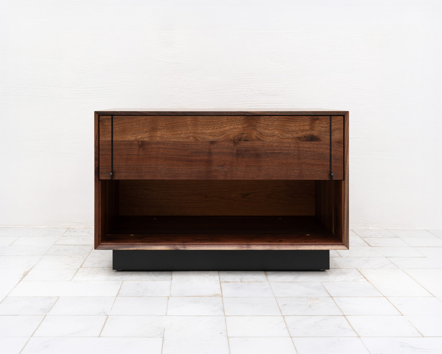 LAKE SIDE TABLE - 31" L, CLARO WALNUT EXTERIOR AND FACES
