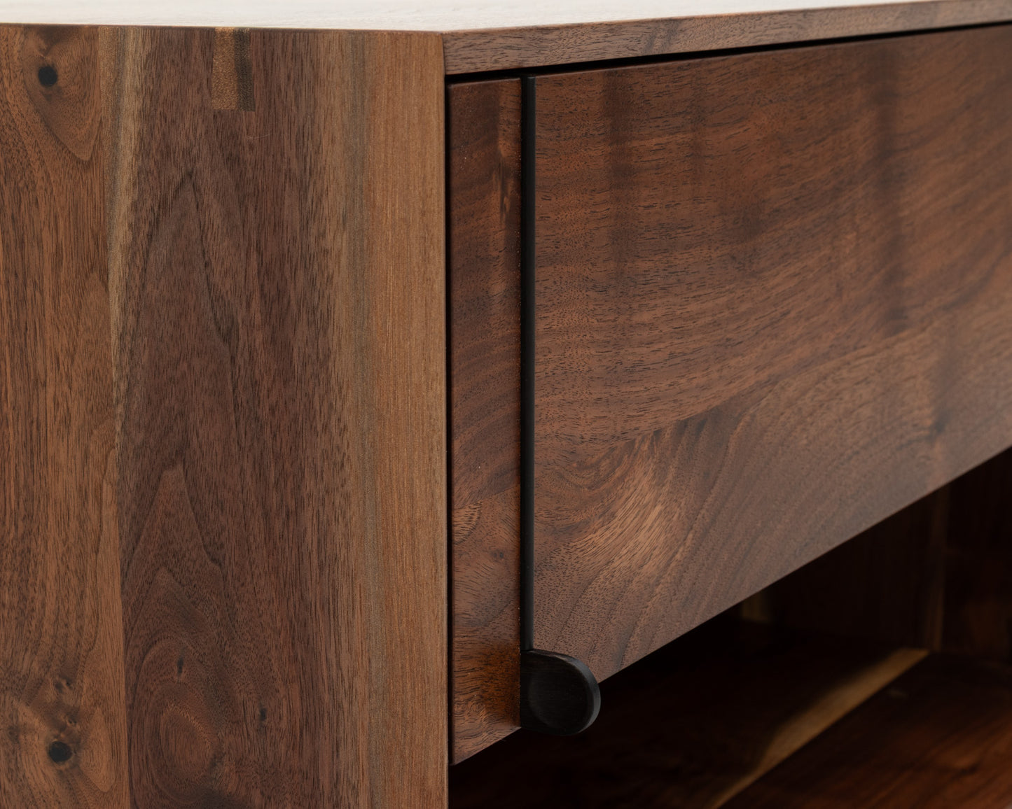 LAKE SIDE TABLE - 31" L, CLARO WALNUT EXTERIOR AND FACES