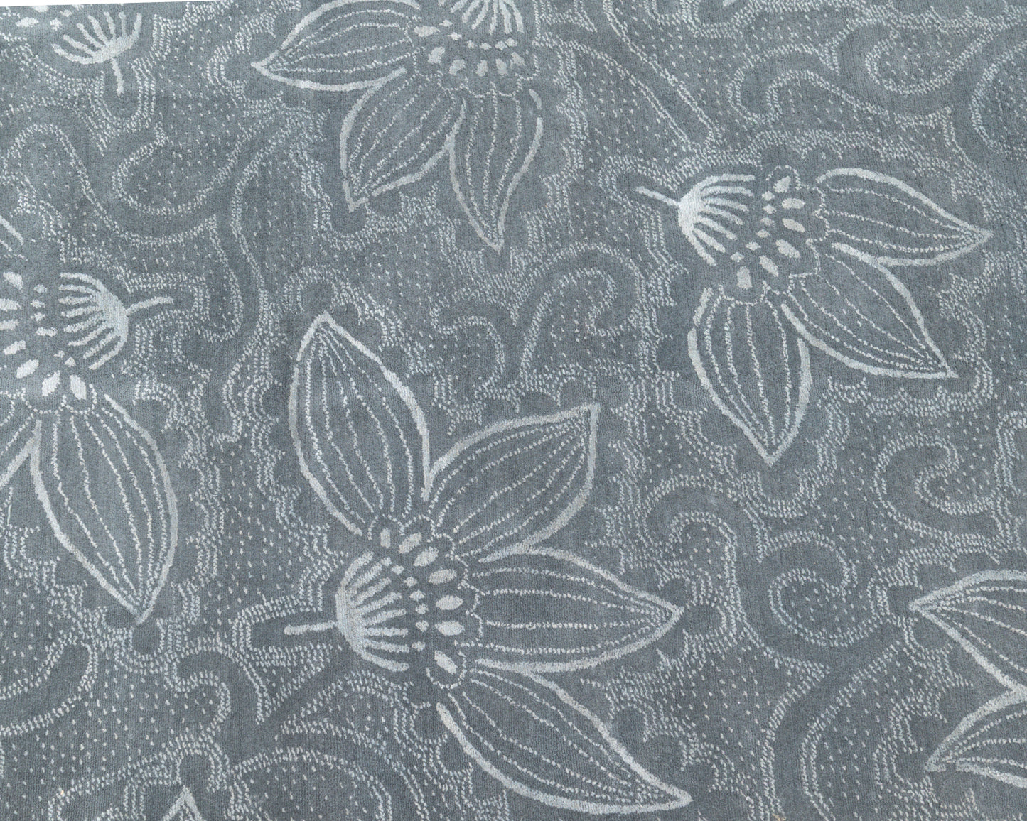 HARROLL RUG - 8' X 10', WOOL AND SILK