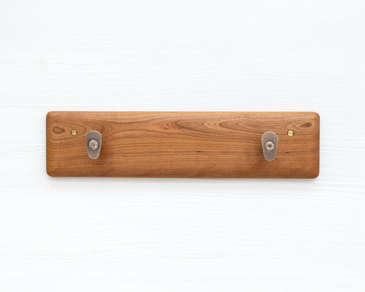 COAT RACK - CHERRY AND BRONZE