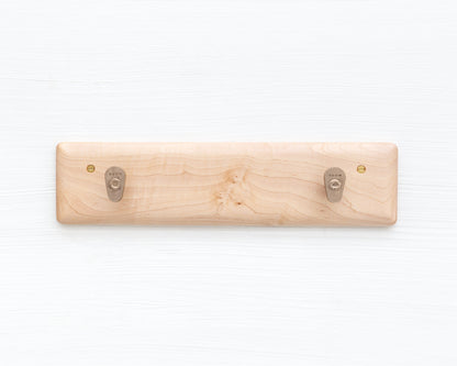 COAT RACK - MAPLE AND BRONZE
