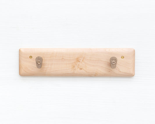COAT RACK - MAPLE AND BRONZE