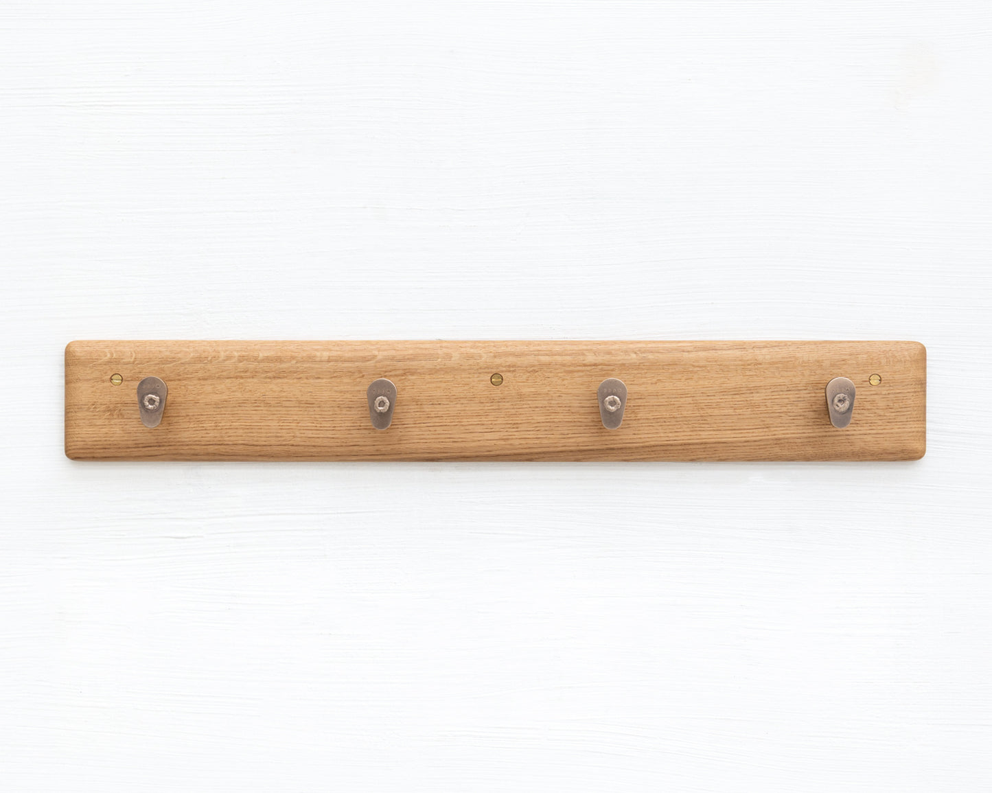COAT RACK - NATURAL OAK AND BRONZE