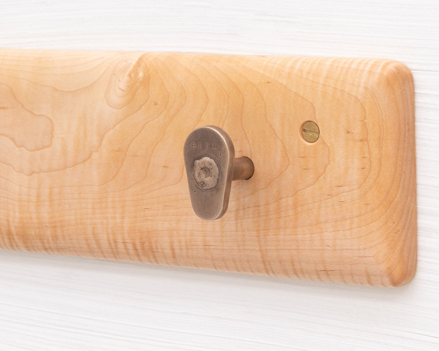 COAT RACK - MAPLE AND BRONZE