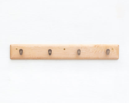 COAT RACK - MAPLE AND BRONZE