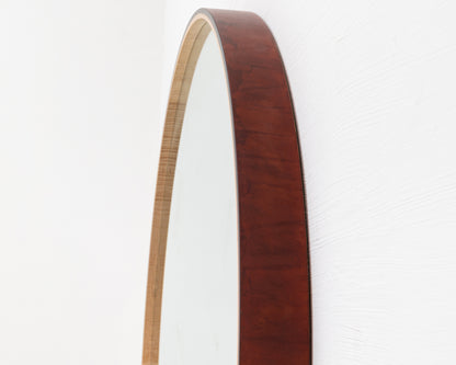 ADMIRAL'S MIRROR - 60" DIAMETER, NATURAL MULLED