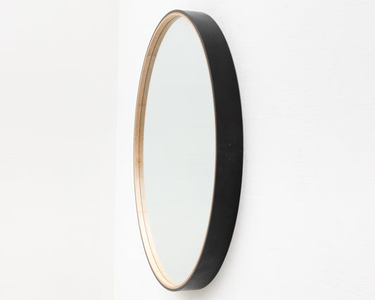 ADMIRAL'S MIRROR - 48" DIAMETER, DARK MULLED