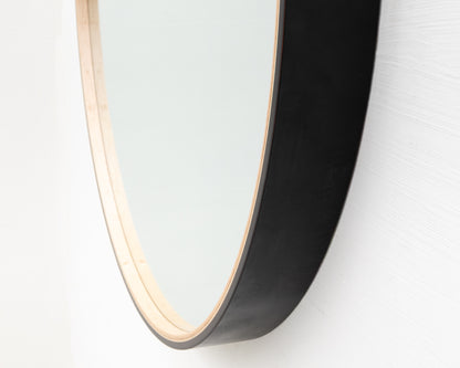 ADMIRAL'S MIRROR - 48" DIAMETER, DARK MULLED