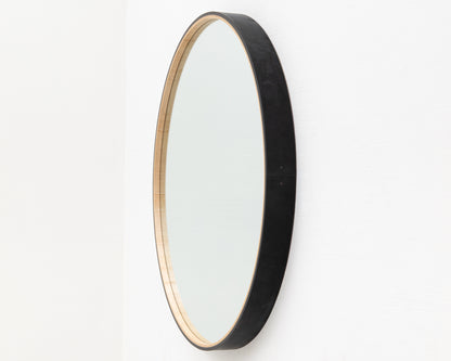 ADMIRAL'S MIRROR - 48" DIAMETER, DARK MULLED