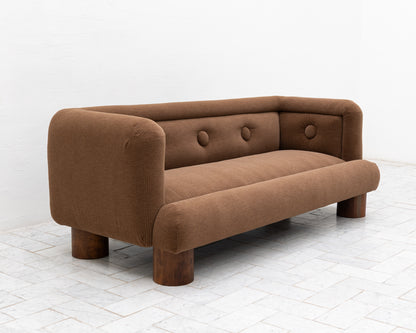SEV-DRULO SOFA - 7', BDDW FABRIC #289, WALNUT FEET