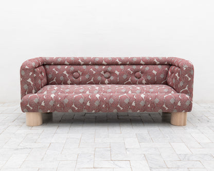 SEV-DRULO SOFA - 7', BDDW FABRIC #274, NATURAL MAPLE FEET