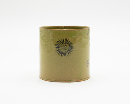 HAND-PAINTED CERAMIC COFFEE MUG - #4705