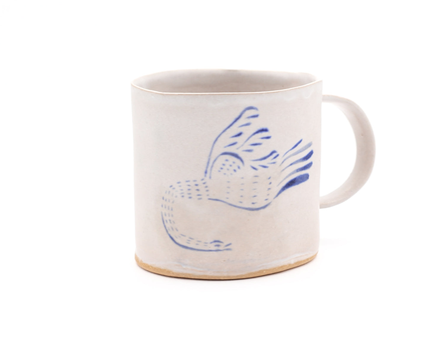 HAND-PAINTED CERAMIC COFFEE MUG - #5047