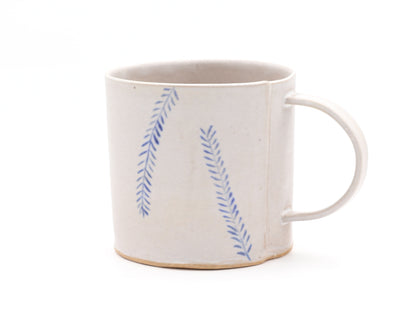 HAND-PAINTED CERAMIC COFFEE MUG - #5053