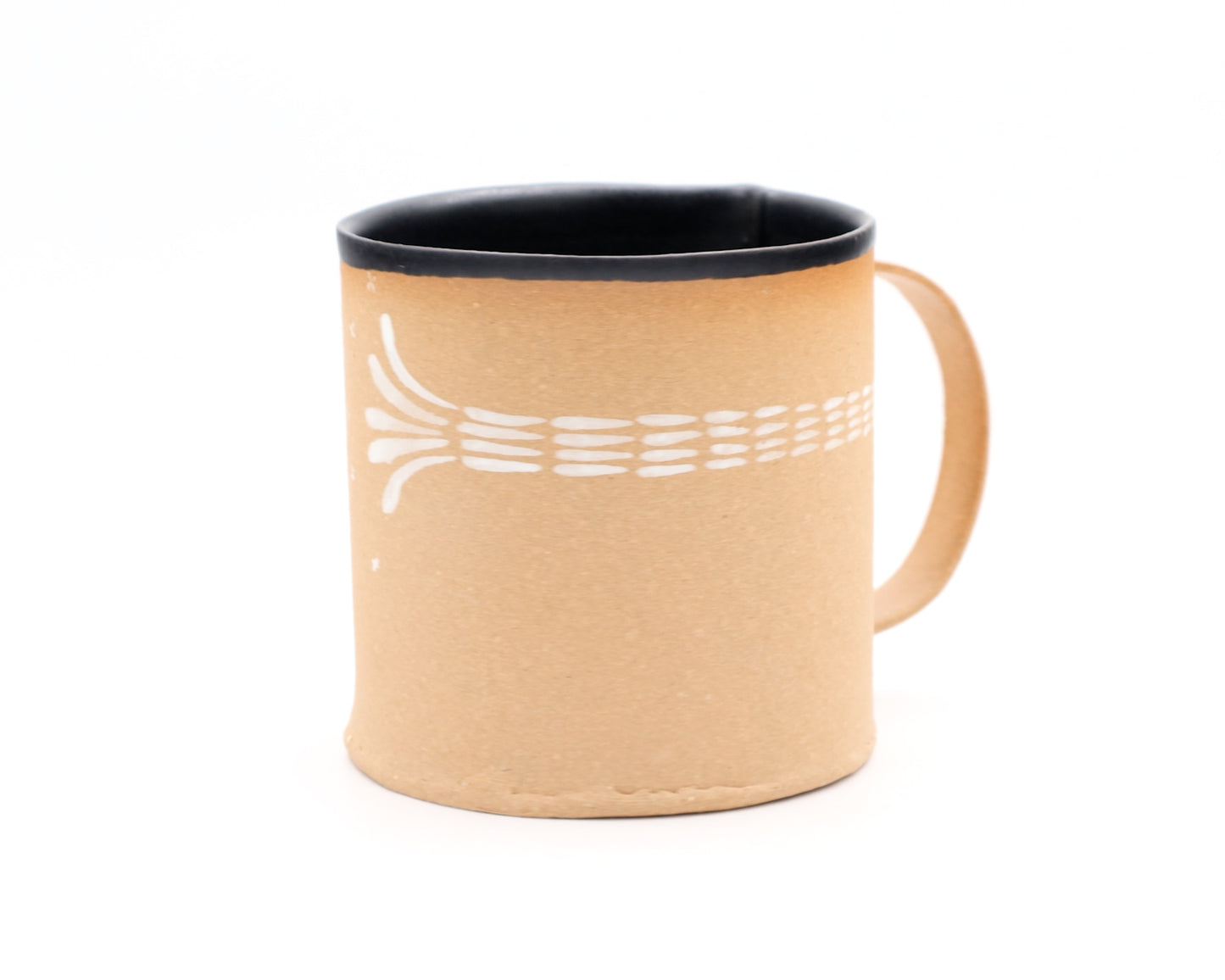 HAND-PAINTED CERAMIC COFFEE MUG - #5065