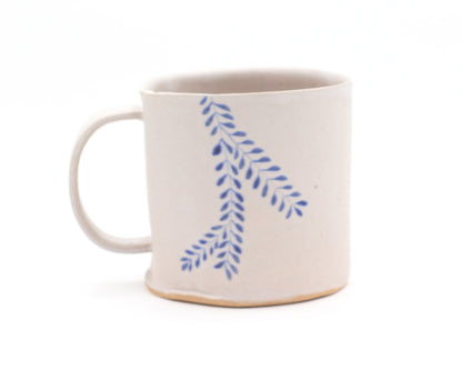 HAND-PAINTED CERAMIC COFFEE MUG - #5066